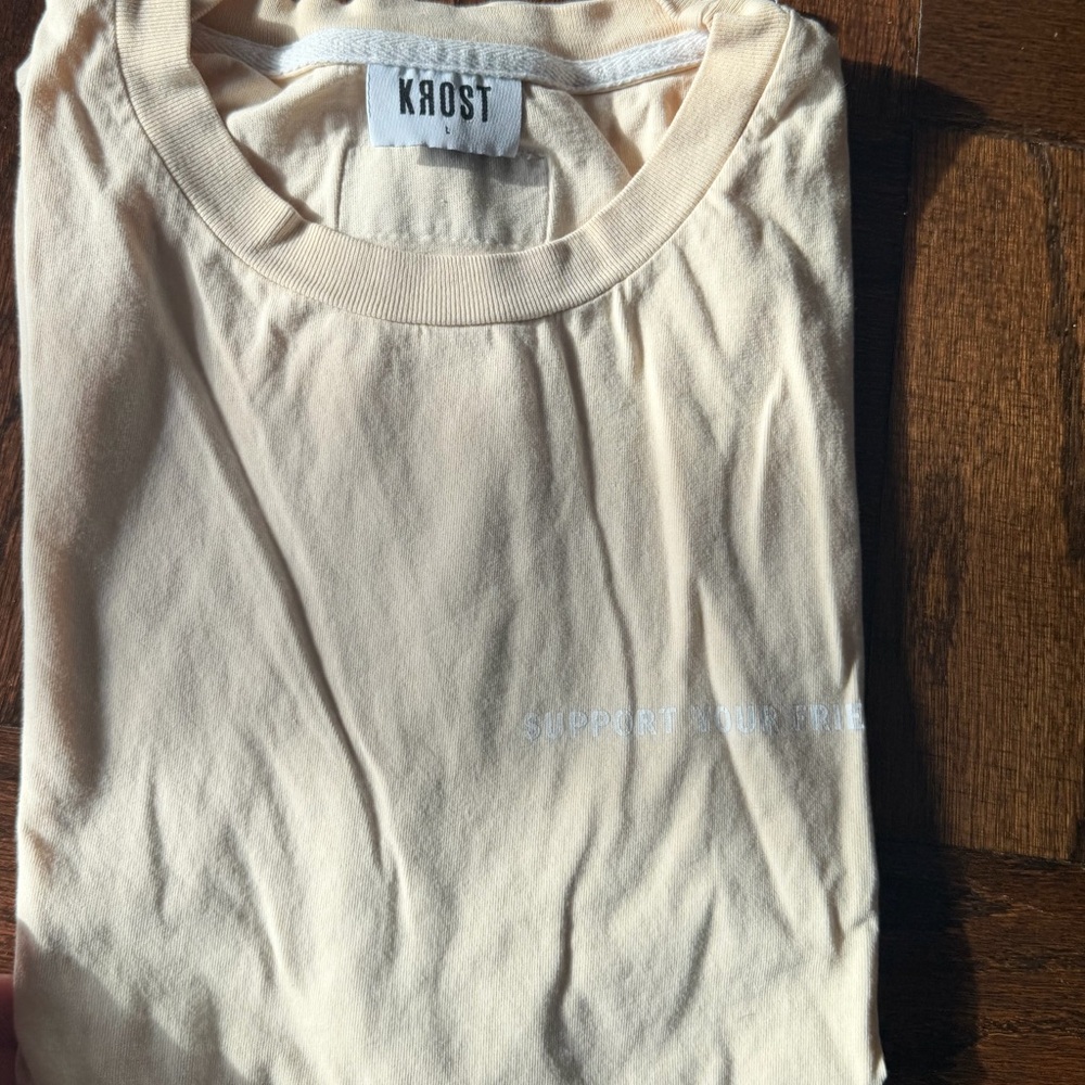 Ost Cream Short Sleeve Tee View 2